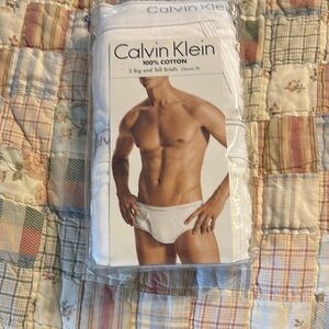 Calvin Klein White Briefs Classic Comfort XXL 48
